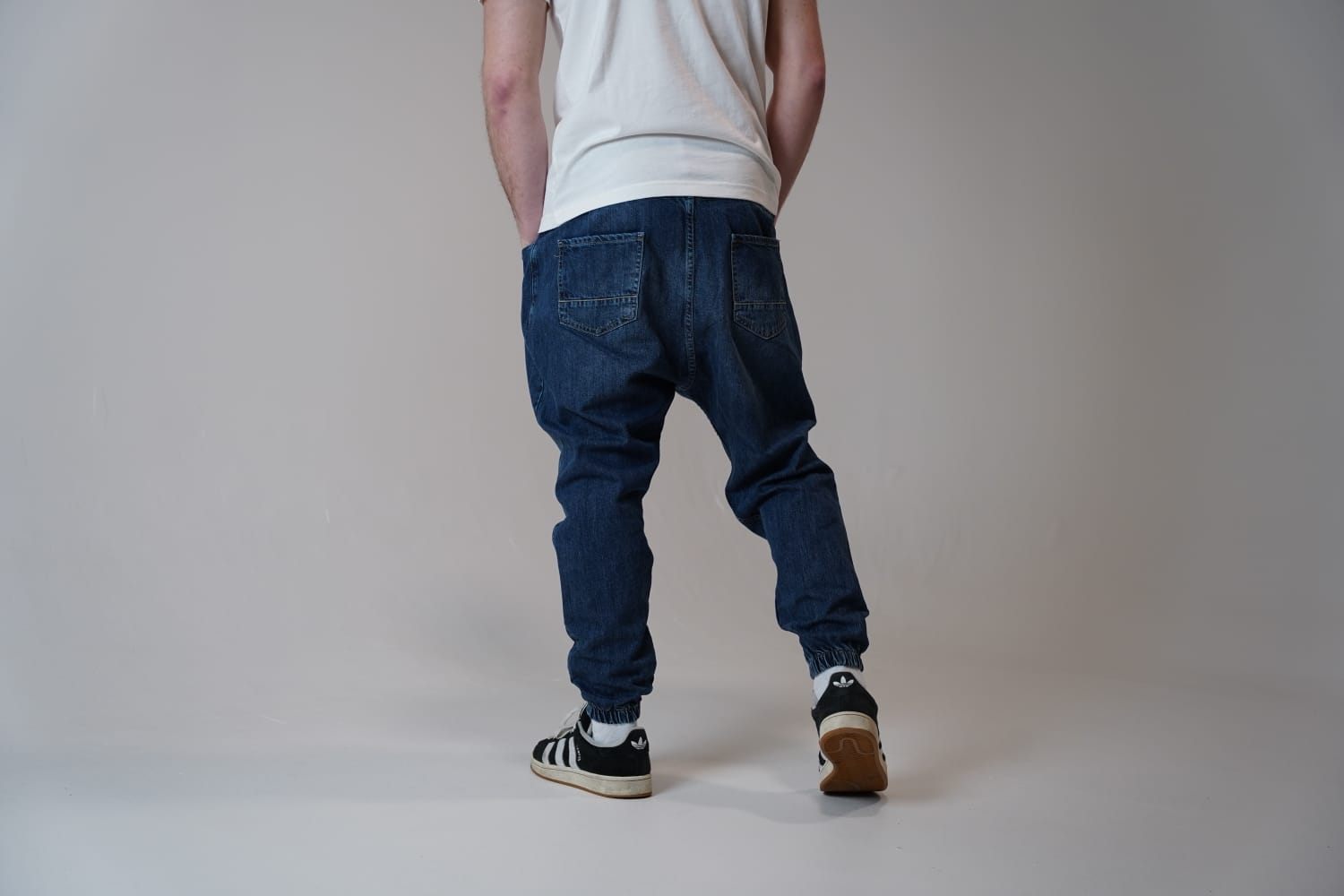 Sarouel Jeans  Homme RB Mastour – Bleu & Gris Délavé – Coupe Moderne