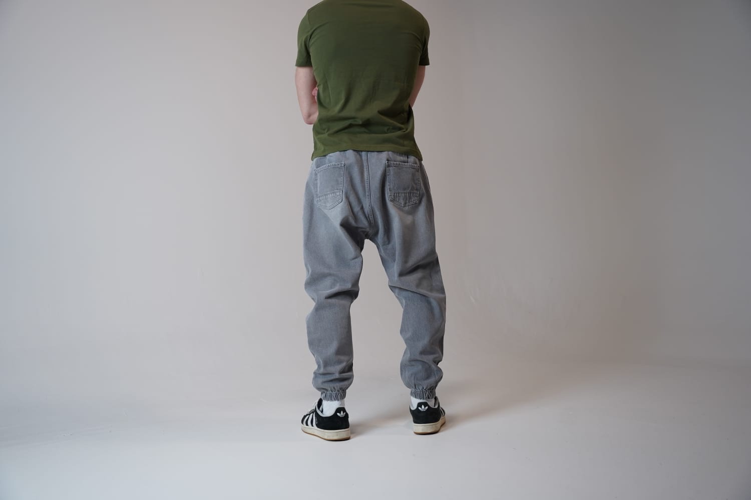 Sarouel Jeans  Homme RB Mastour – Bleu & Gris Délavé – Coupe Moderne