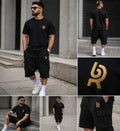 Ensemble Sarouel Homme RB Mastour – T-Shirt + Short Cargo – Tenue Été Confort & Streetwear
